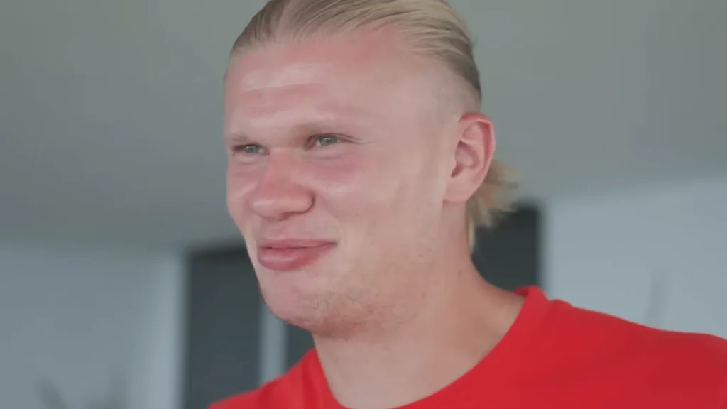 Erling Haaland and Zlatan Ibrahimović together during Haaland’s World Cup vlog