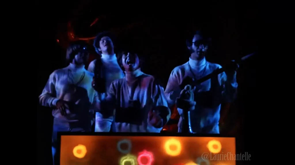 The Monkees perform Star Collector in a colorful television performance clip.