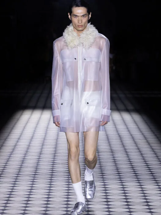 UNVAIN Spring/Summer 2027 SKINS runway look at Berlin Fashion Week