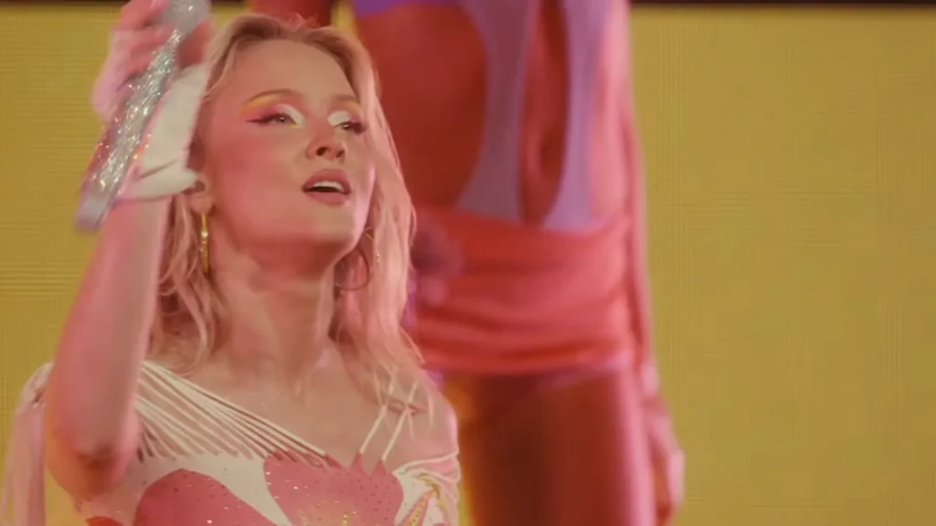 Final performance moment from Zara Larsson’s 2026 Montreux Jazz Festival concert