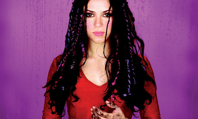Shakira’s “Ojos Así” single artwork marking the song’s 27th anniversary