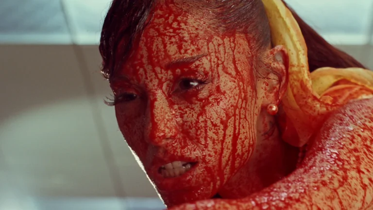 Ariana Grande plays aspiring actress Pepper in the Christian Breslauer-directed “petal” music video