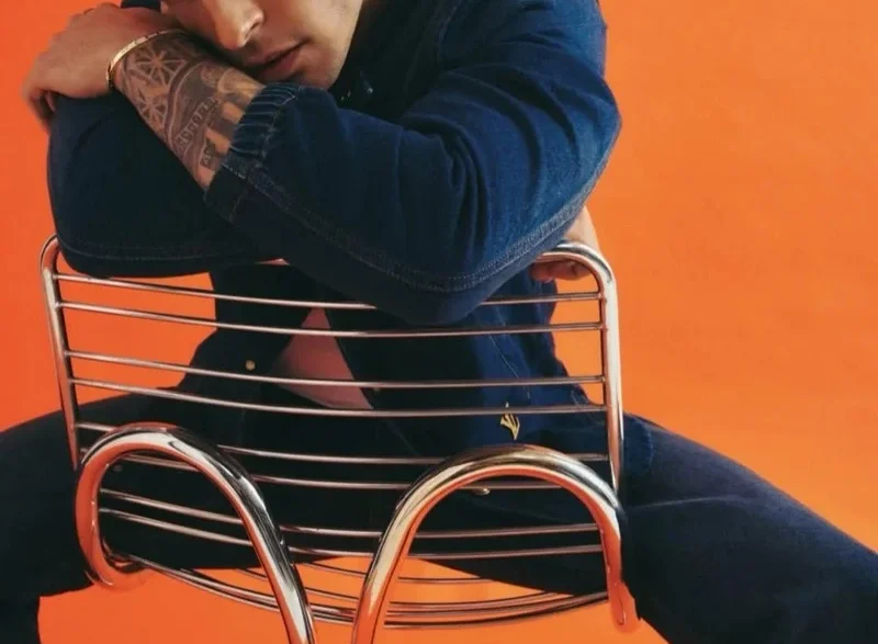 French model Baptiste Giabiconi covers L’Officiel Hommes Italia in a fashion editorial photographed by Giuseppe Palazzolo.