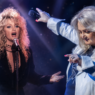 Bonnie Tyler performing on stage in a tribute-style header image that pairs a classic 1980s performance photo with a more recent concert image.