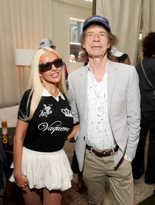 Christina Aguilera, Mick Jagger and Matthew Rutler at Todd Graves’ celebrity party at Sartiano’s in New York City