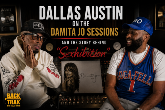Dallas Austin discusses Janet Jackson’s Damita Jo recording sessions and the story behind “Sexhibition” during a studio interview.