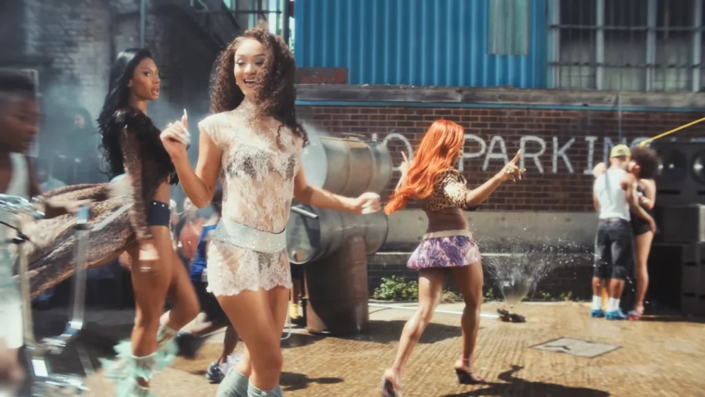 FLO deliver choreography in the Remedied music video