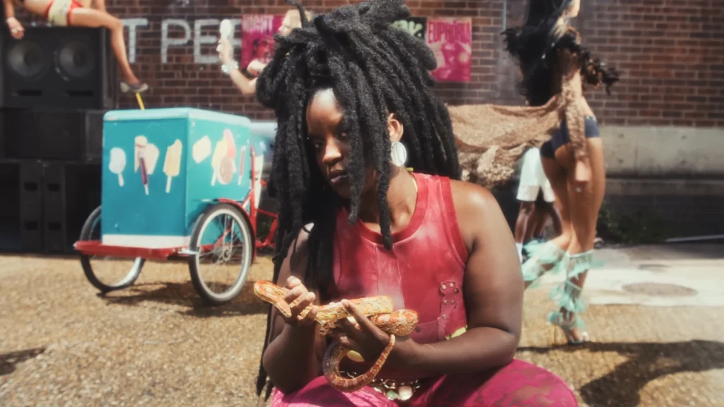 FLO pose during the official visual for Remedied