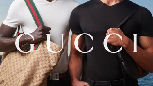 Ibrahima Kane and Samuel Watson front Gucci’s Monte Carlo campaign photographed by Mark Seliger.