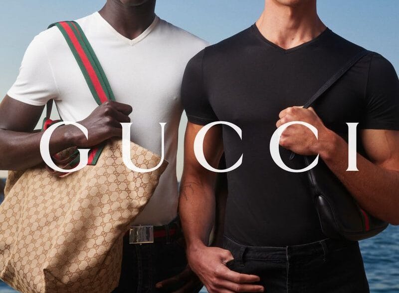 Ibrahima Kane and Samuel Watson front Gucci’s Monte Carlo campaign photographed by Mark Seliger.