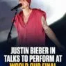 Justin Bieber could reportedly join the 2026 FIFA World Cup Final Halftime Show