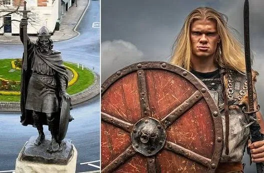 A dramatic image connected to claims that King Alfred the Great’s remains may be under a Winchester car park.