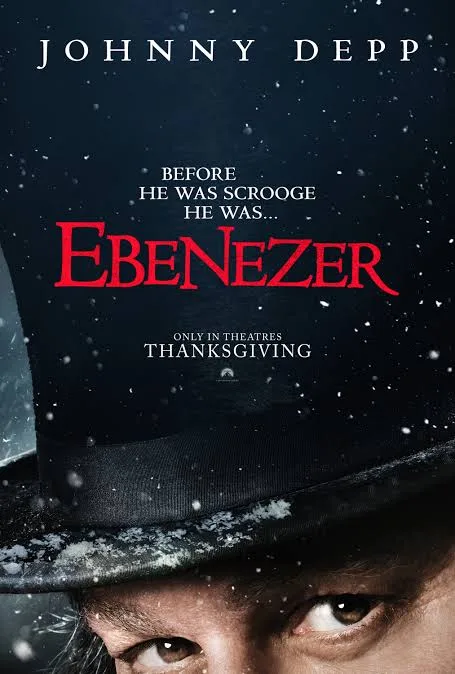 Johnny Depp transformed into Ebenezer Scrooge for Ebenezer: A Christmas Carol