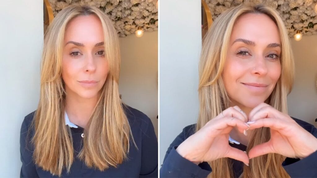 Jennifer Love Hewitt shows the long blonde waves prepared for her return as Maddie on 9-1-1