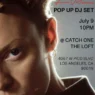 La Roux free pop-up DJ set announcement for Catch One in Los Angeles on July 9, 2026