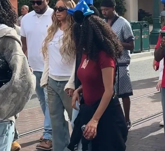 Mariah Carey spotted at Disneyland Resort over Fourth of July weekend