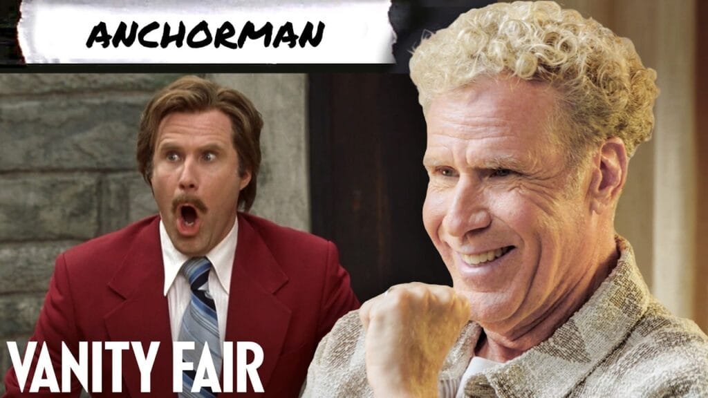 Will Ferrell revisiting scenes from Anchorman, Elf and Step Brothers for Vanity Fair