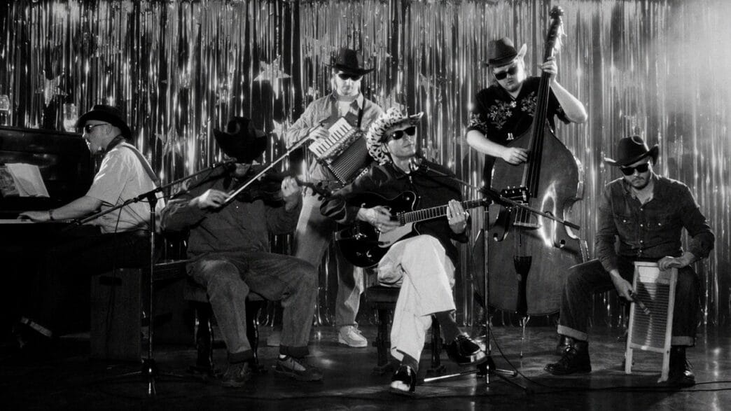 Adult DVD Cowboy On Aisle Three official video image for the band’s dance-punk single