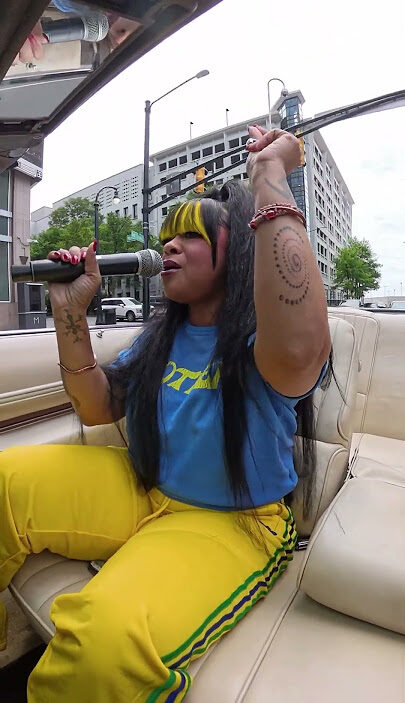 Nivea performing “Don’t Mess With My Man” during an appearance on Cadillac Chronicles TV
