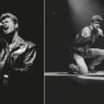 George Michael performing during the 1988 Faith Tour concert film