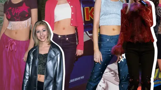 Christina Aguilera in promotional imagery from her 1999 self-titled debut album era