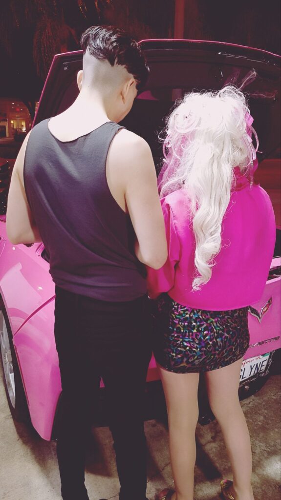 Vertical still from INYIM Media’s 2026 Angelyne social feature