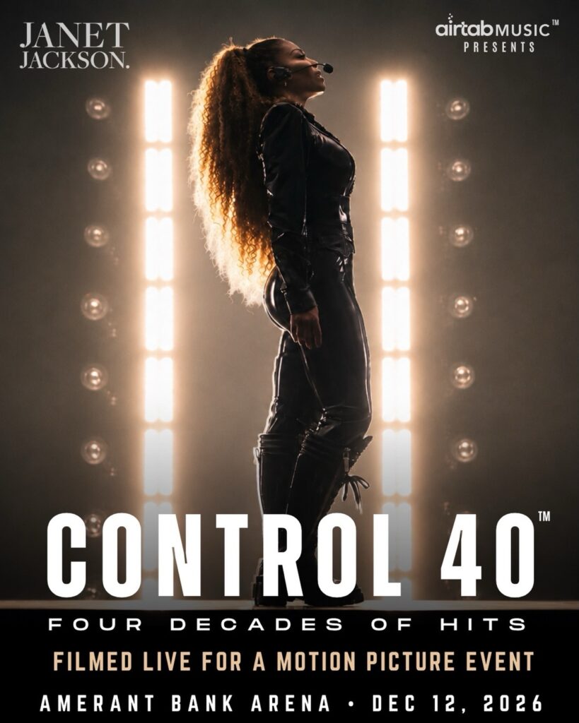 Janet Jackson Control 40 concert movie announcement