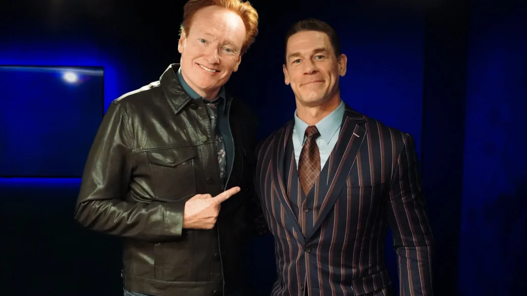 John Cena during his Conan O’Brien Needs a Friend appearance