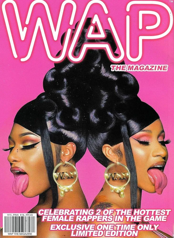 Cardi B and Megan Thee Stallion celebrating WAP earning Diamond certification