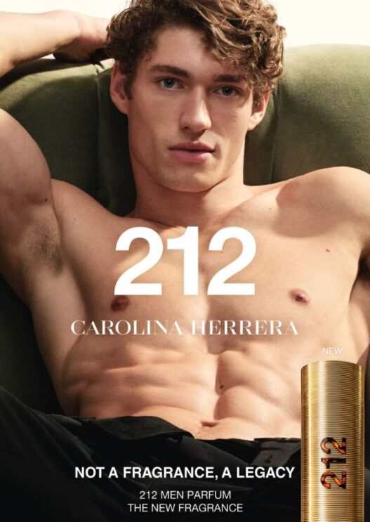 Valentin Humbroich in the Carolina Herrera 212 Men Parfum campaign