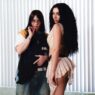 Charli xcx and Billie Eilish together during the “Guess” era