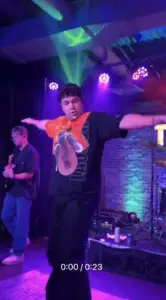 Austin Mahone revisiting his What About Love choreography 13 years later