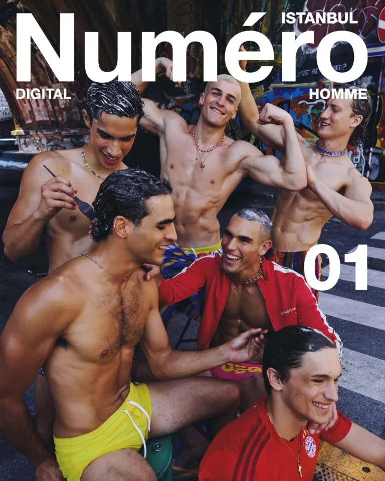 Numéro Istanbul Homme 01 editorial photographed by Ferran Casanova