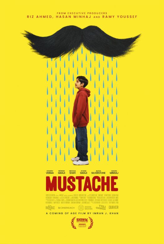 Atharv Verma and Alicia Silverstone in the coming-of-age comedy Mustache