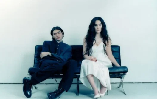 Will Gao and Olivia Hardy of Wasia Project in a 2026 promotional portrait.