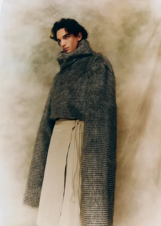 Luis Zanfir in the What Remains editorial photographed by Esther Galván