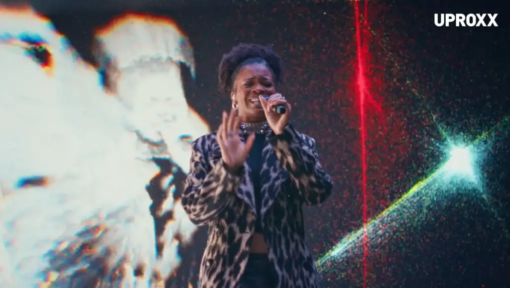 Ari Lennox in the reactive XR setting for Horoscope on Visionaries
