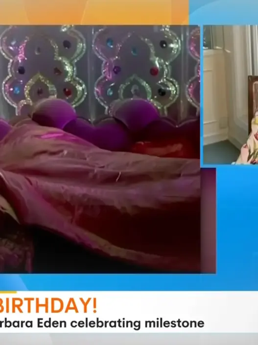 Barbara Eden celebrated on The Morning Show for her 95th birthday