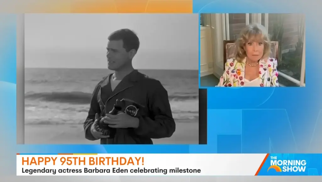 Barbara Eden in a 95th birthday television tribute