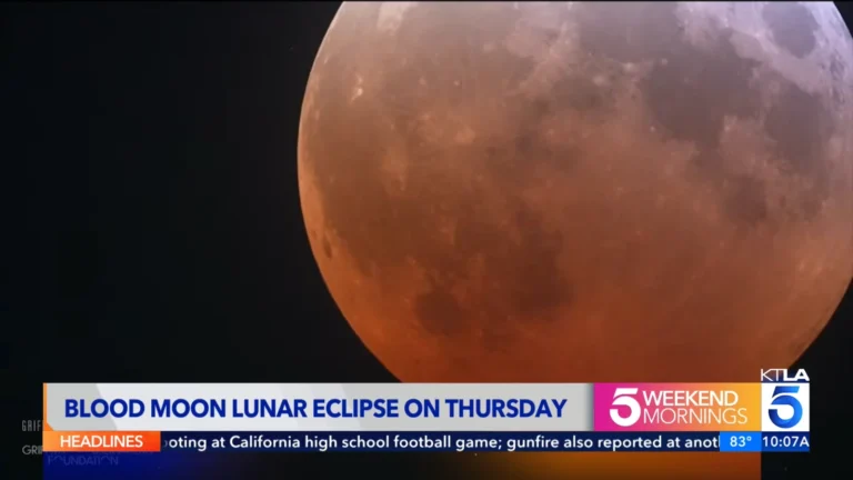 Mark Your Calendars On Us: U.S. SoCal Residents, THIS Thursday, Blood Moon Lunar Eclipse