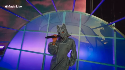 Camila Cabello featured during her 2024 Apple Music Live performance of “I LUV IT.”