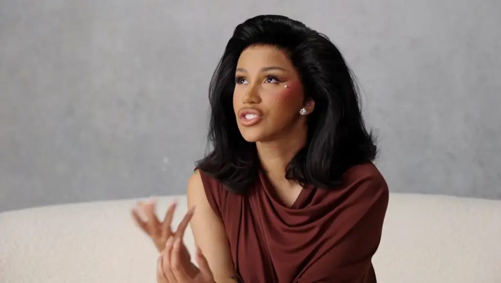 Cardi B fashion moment featured in Vogue's Life in Looks