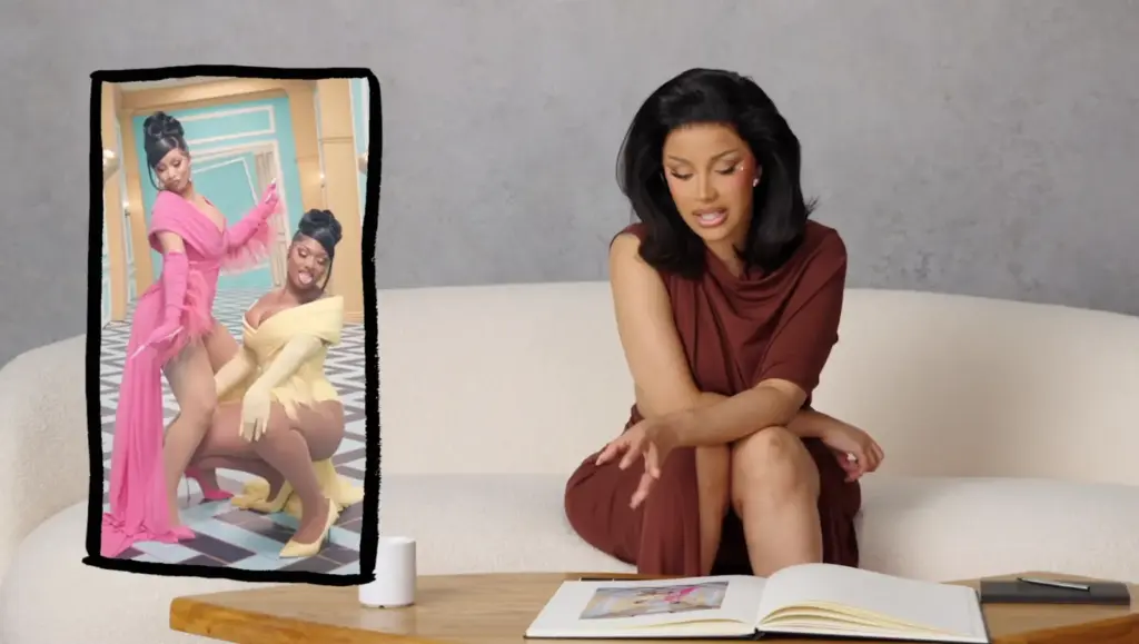 Cardi B fashion moment featured in Vogue's Life in Looks