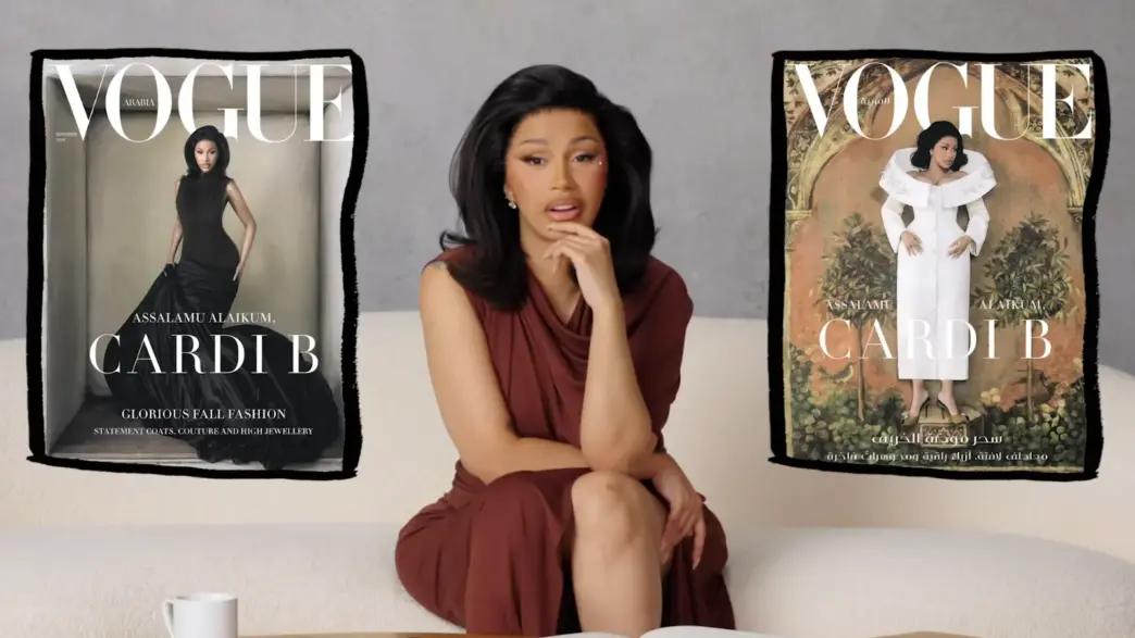 Cardi B during Vogue’s Life in Looks video