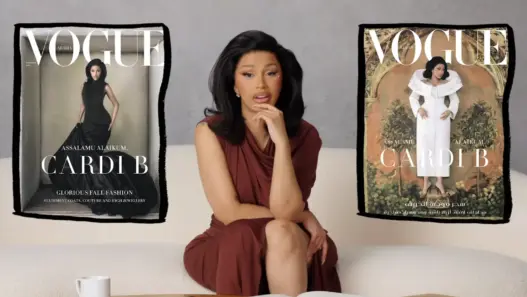 Cardi B during Vogue’s Life in Looks video