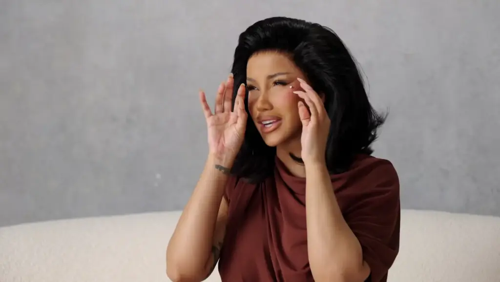 Cardi B during Vogue's Life in Looks video