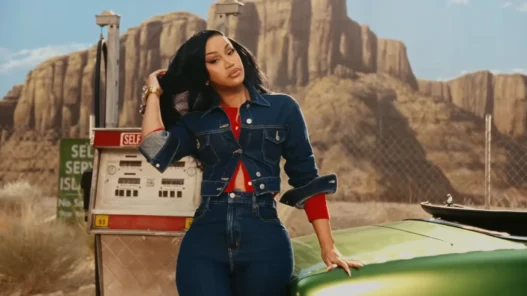 Scene from Cardi B’s Old Navy Most Wanted Denim commercial
