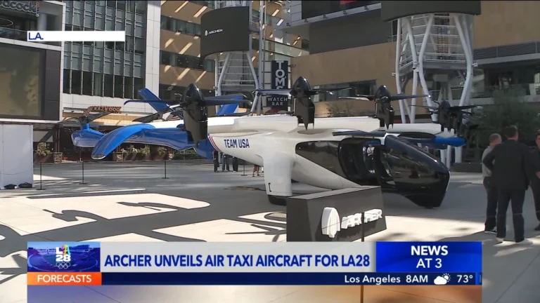 First Of It’s Kind: Aircraft Unveiled That’ll Provide Air Taxi Service for LA28