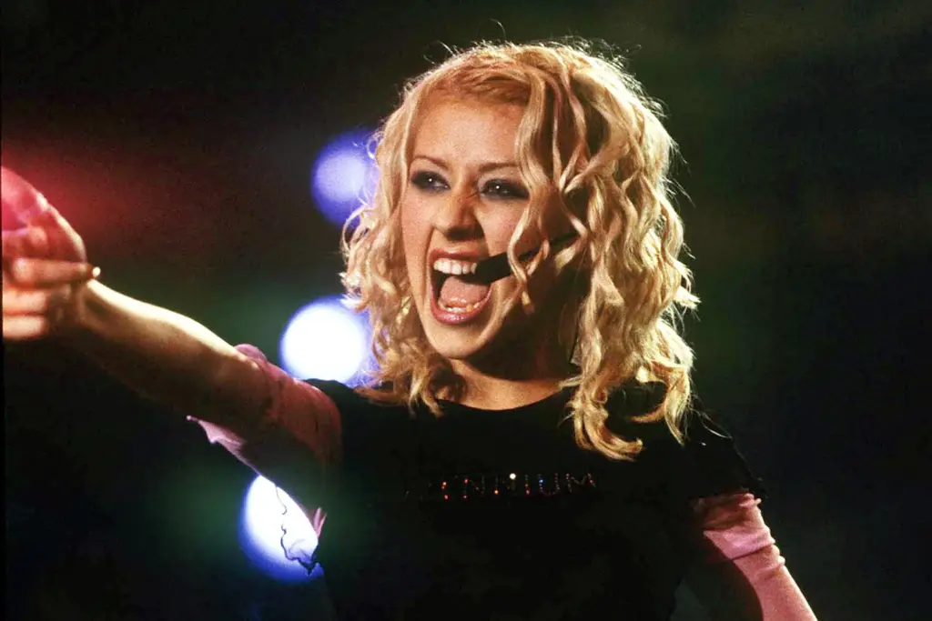 Christina Aguilera photographed during her late-1990s debut era