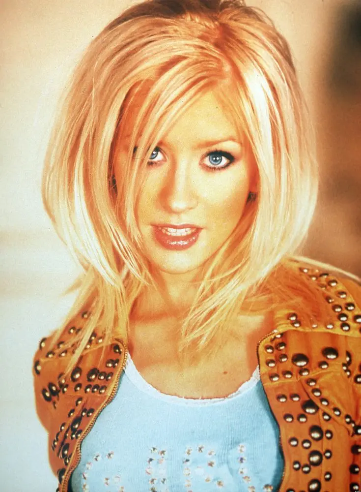 Christina Aguilera in a 1999-era portrait